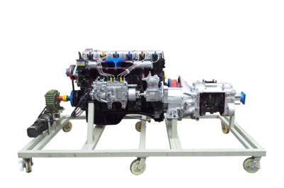 QY-JP322斯太尔汽车发动机与手动变速器解剖综合实训台